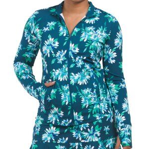 TOMMY BAHAMA GOLF ISLAND ZONE  Upf 50 Printed 1/4 Zip Popover Jacket XS S M NWT